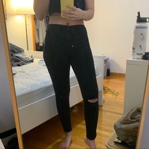 High Waisted Ripped Jeggings